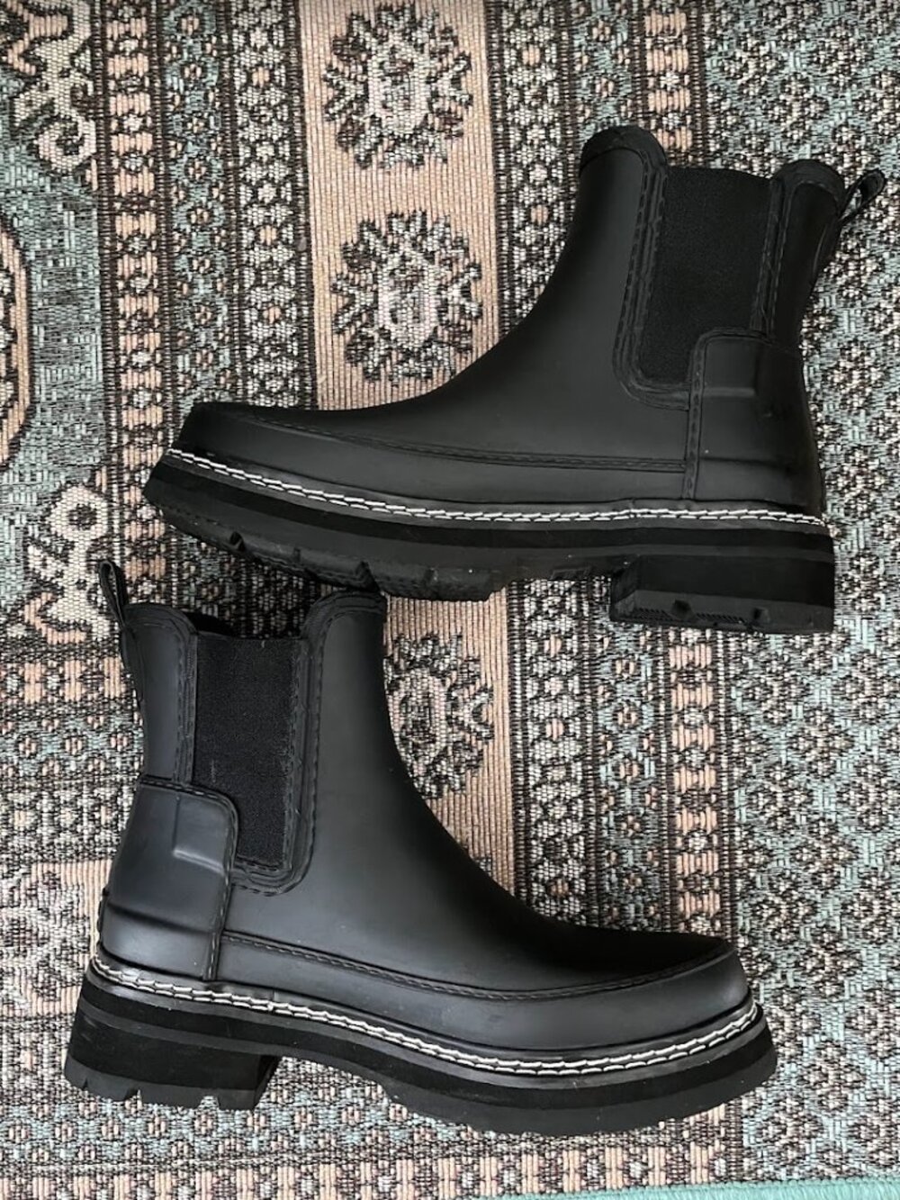 Hunter Chelsea Refined Stitched Rain Boots, 7